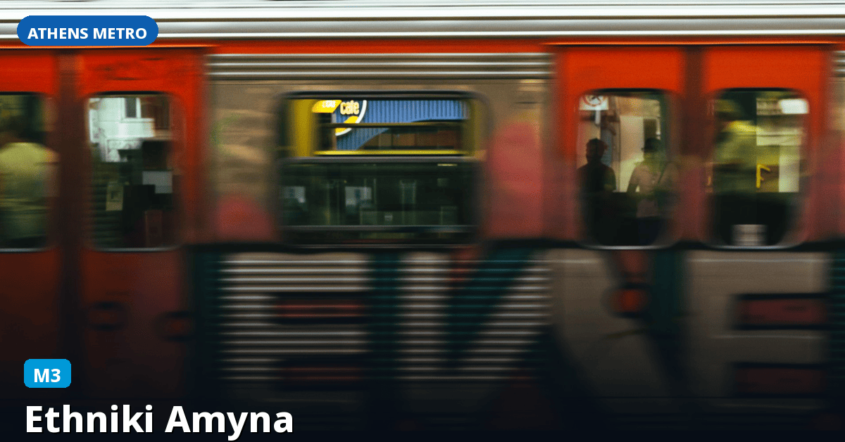 Station Ethniki Amyna — Athens Metro