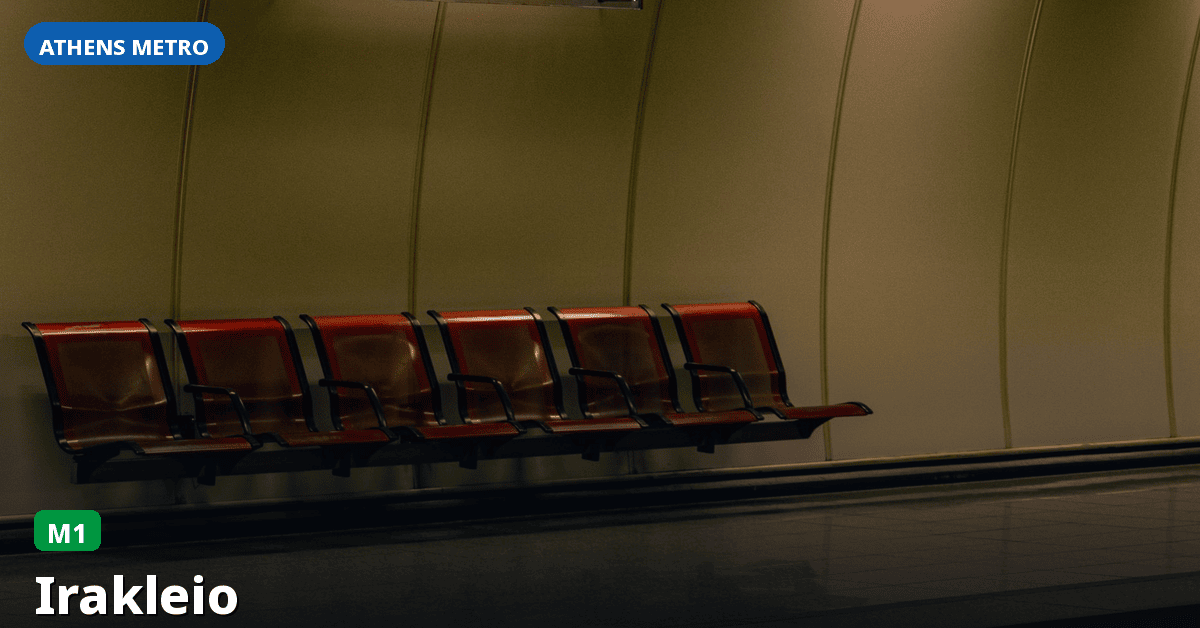 Station Irakleio — Athens Metro